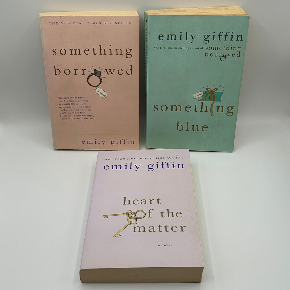 Emily Giffin 3 Book Lot Paperback Women's Fiction Friends Love Marriage Beach